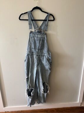 wild fable Light Blue Denim Overalls